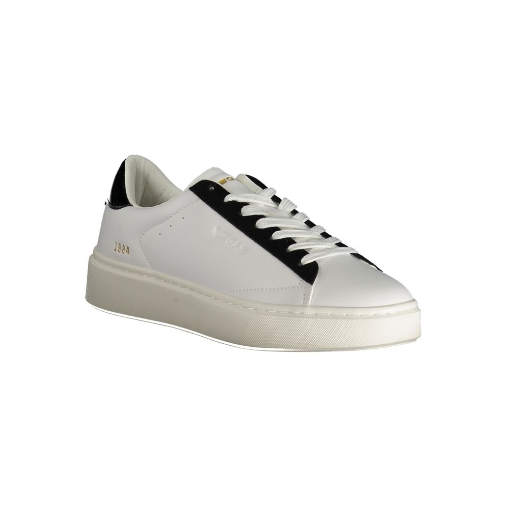 Gas White Polyester Women Sneaker Gas