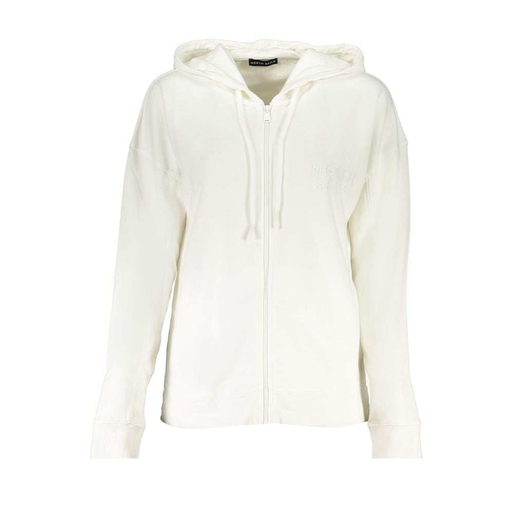 Suéter blanco de algodón para mujer de North Sails