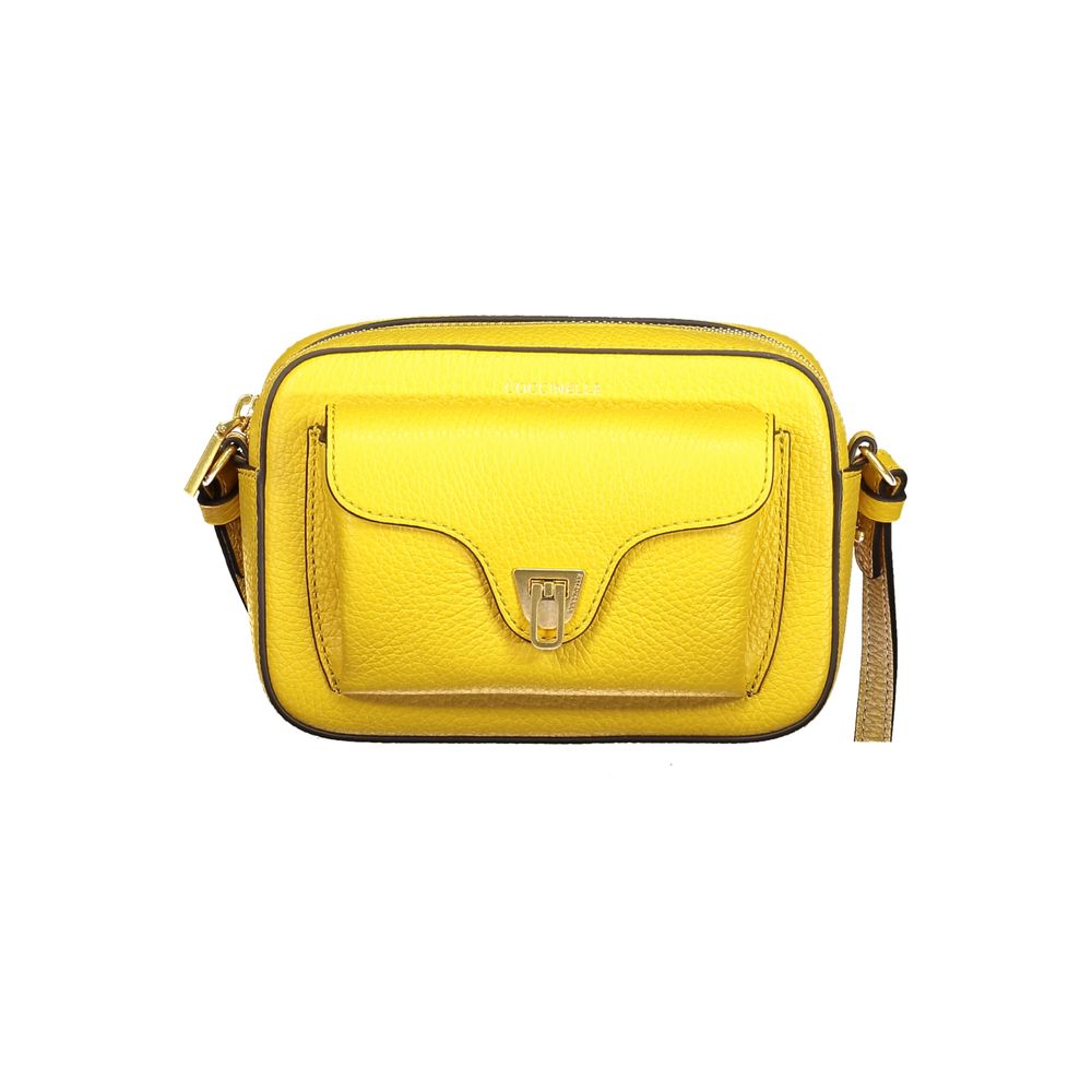 Coccinelle Yellow Leather Women Handbag Coccinelle