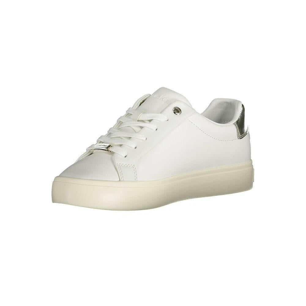 Calvin Klein White Leather Women Sneaker Calvin Klein