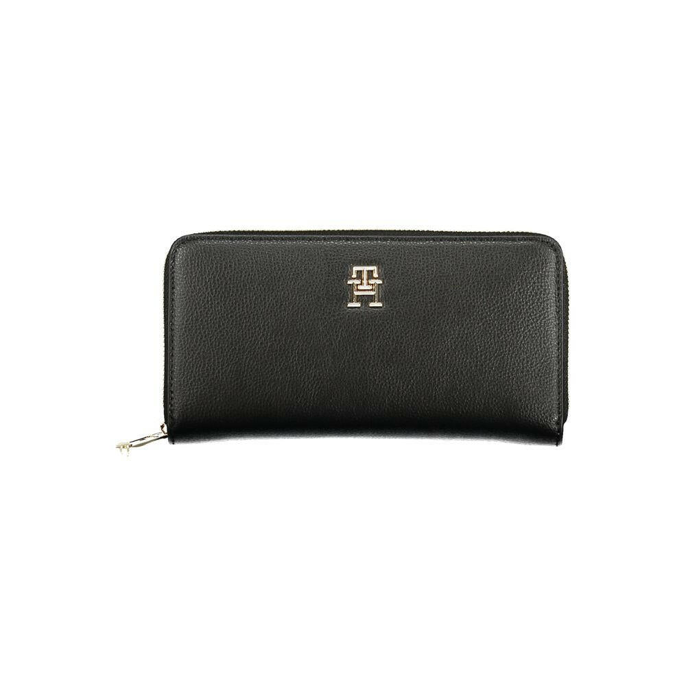 Tommy Hilfiger Black Polyethylene Women Wallet Tommy Hilfiger