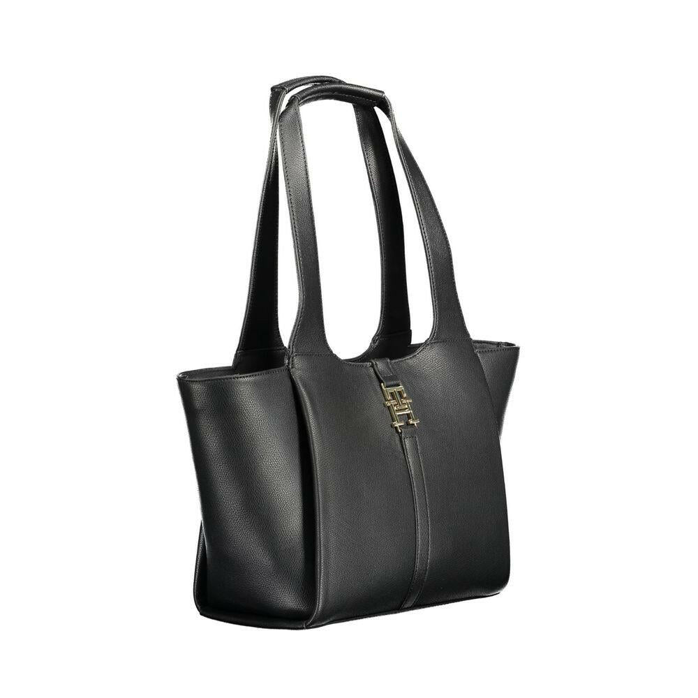Tommy Hilfiger Black Polyethylene Women Handbag Tommy Hilfiger