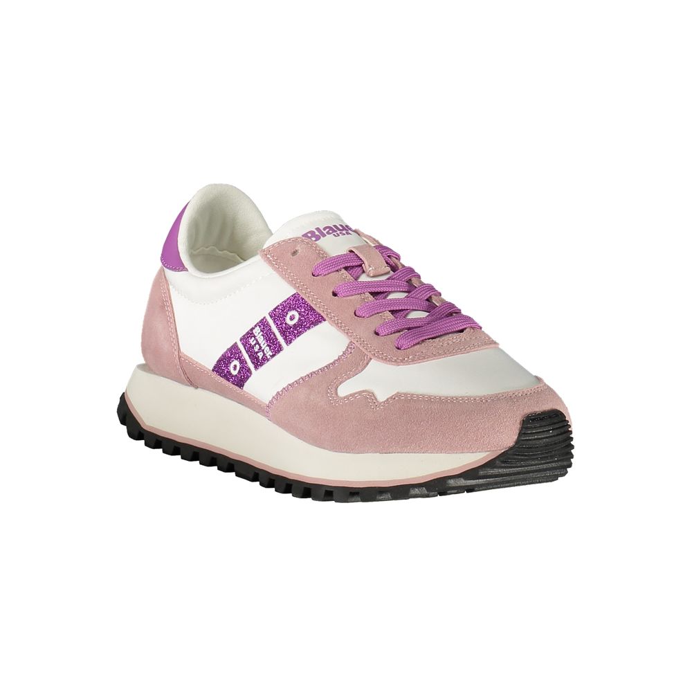 Blauer White Leather Women Sneaker Blauer