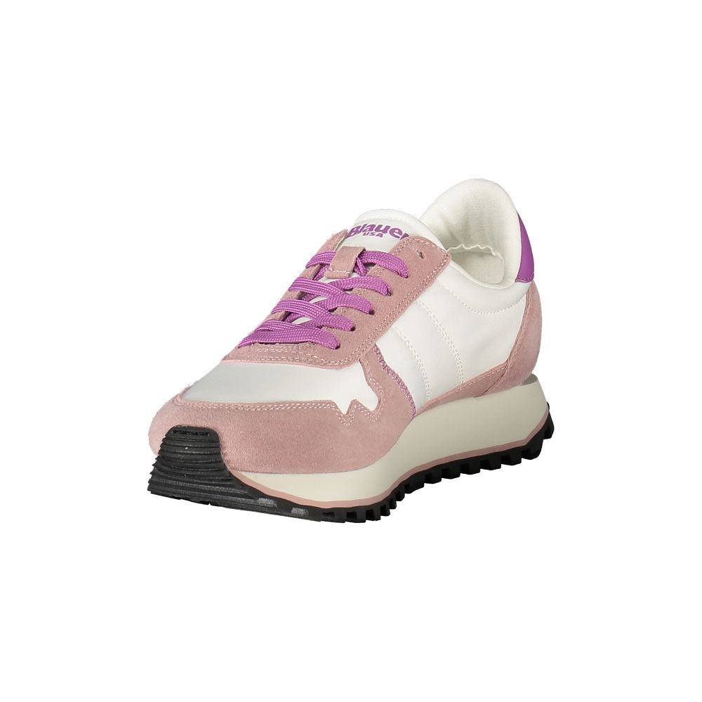 Blauer White Leather Women Sneaker Blauer