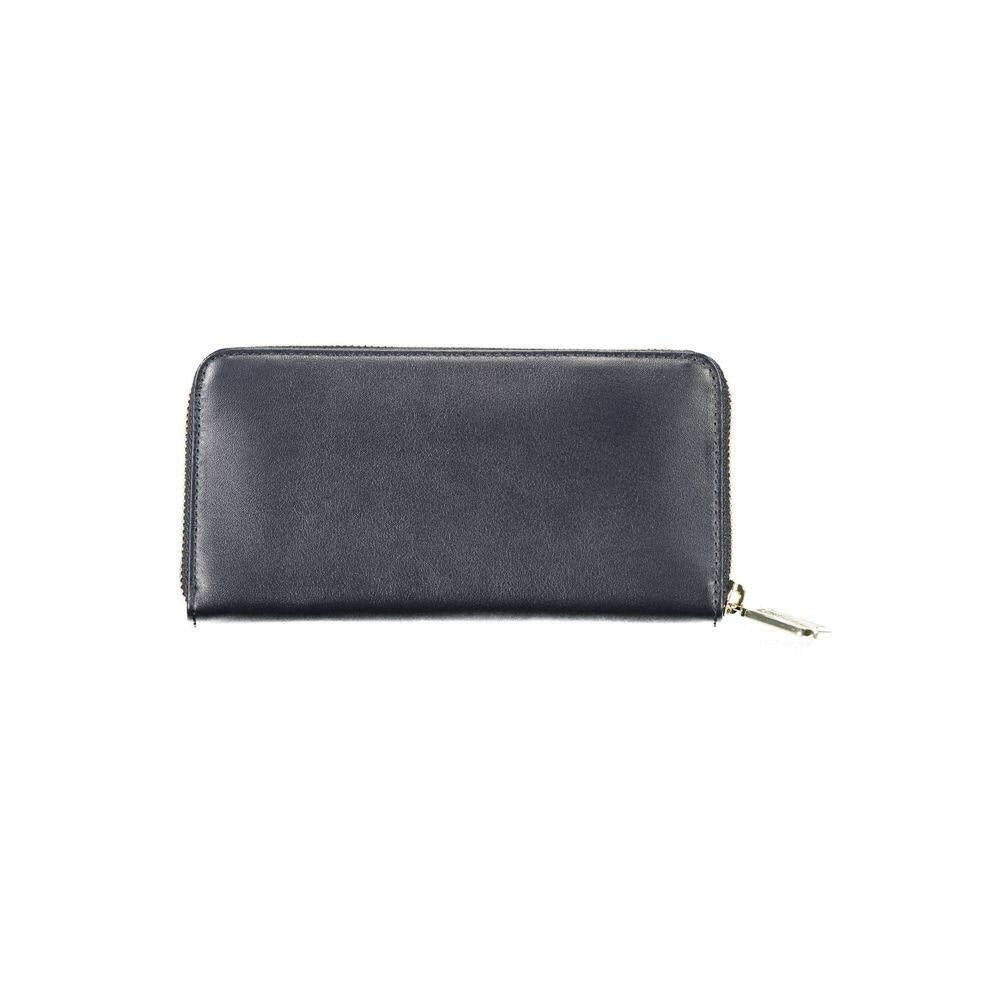 Tommy Hilfiger Blue Leather Women Wallet.