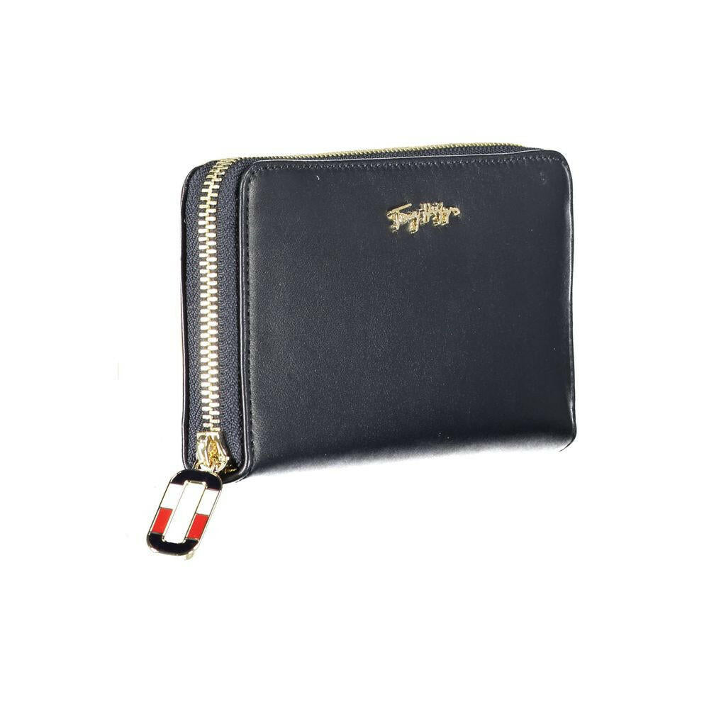 Tommy Hilfiger Blue Leather Women Wallet.