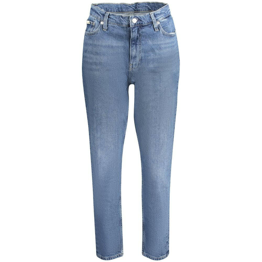 Calvin Klein Blue Cotton Women Jeans Calvin Klein