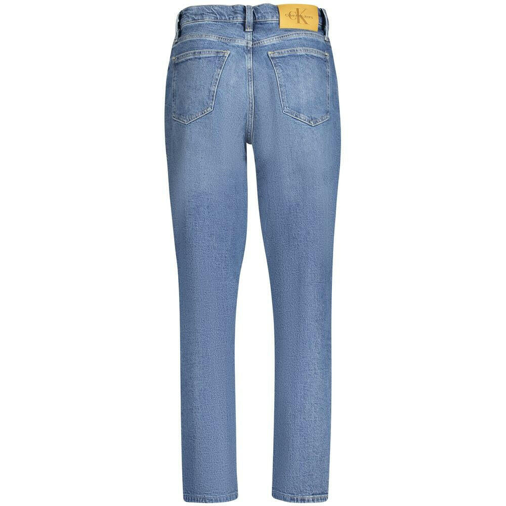 Calvin Klein Blue Cotton Women Jeans Calvin Klein