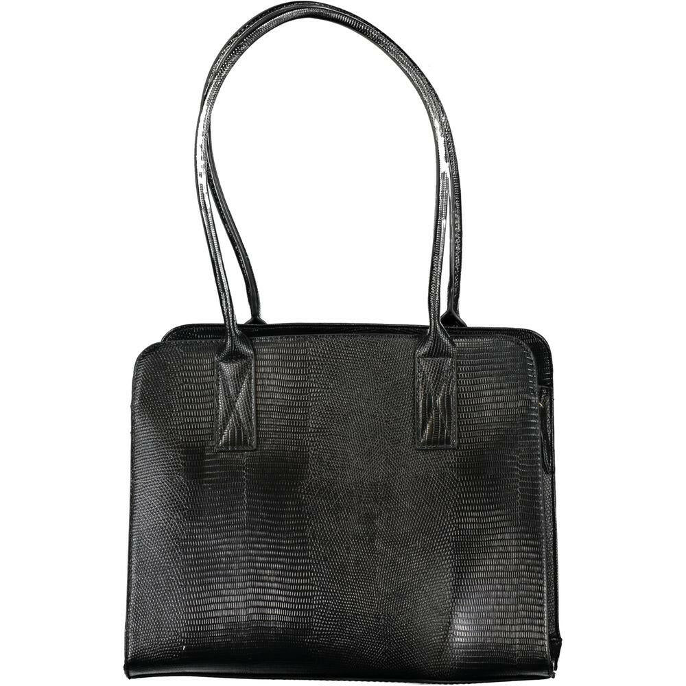 Mario Valentino Black Polyethylene Handbag Mario Valentino
