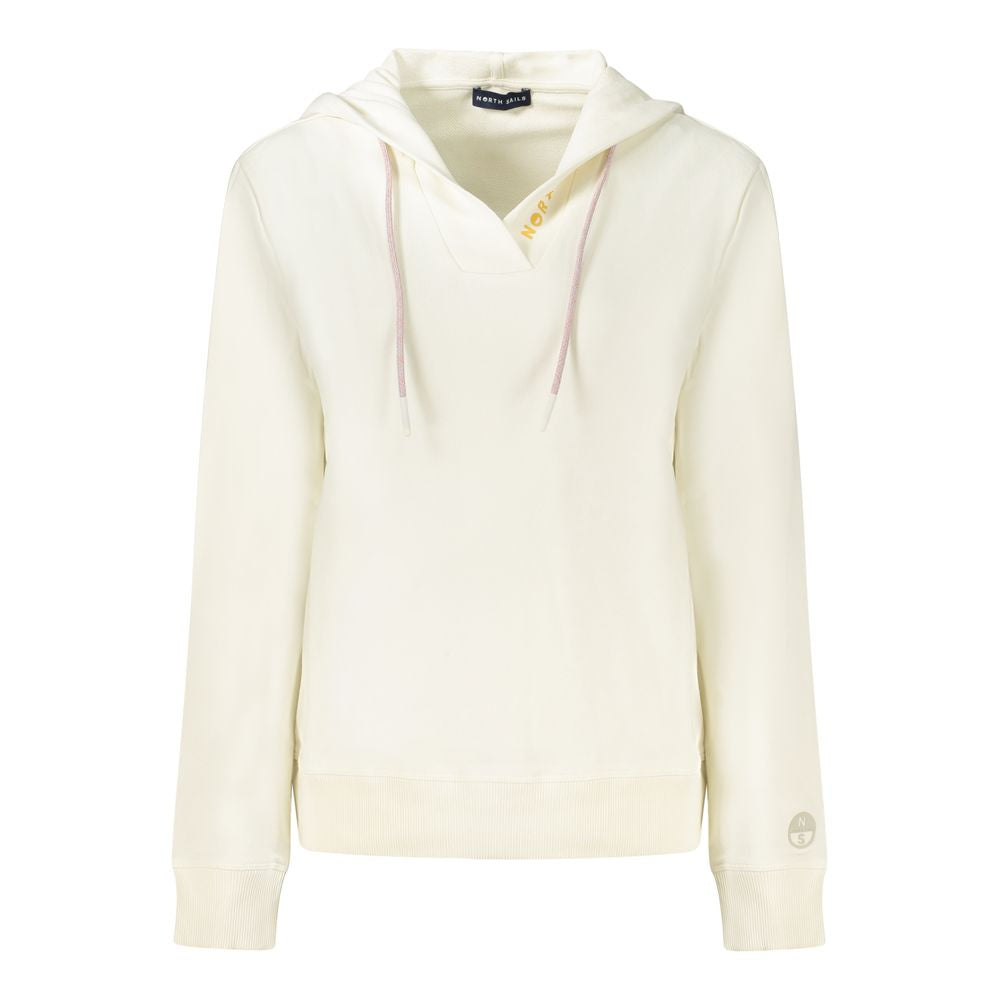 Suéter blanco de algodón para mujer de North Sails