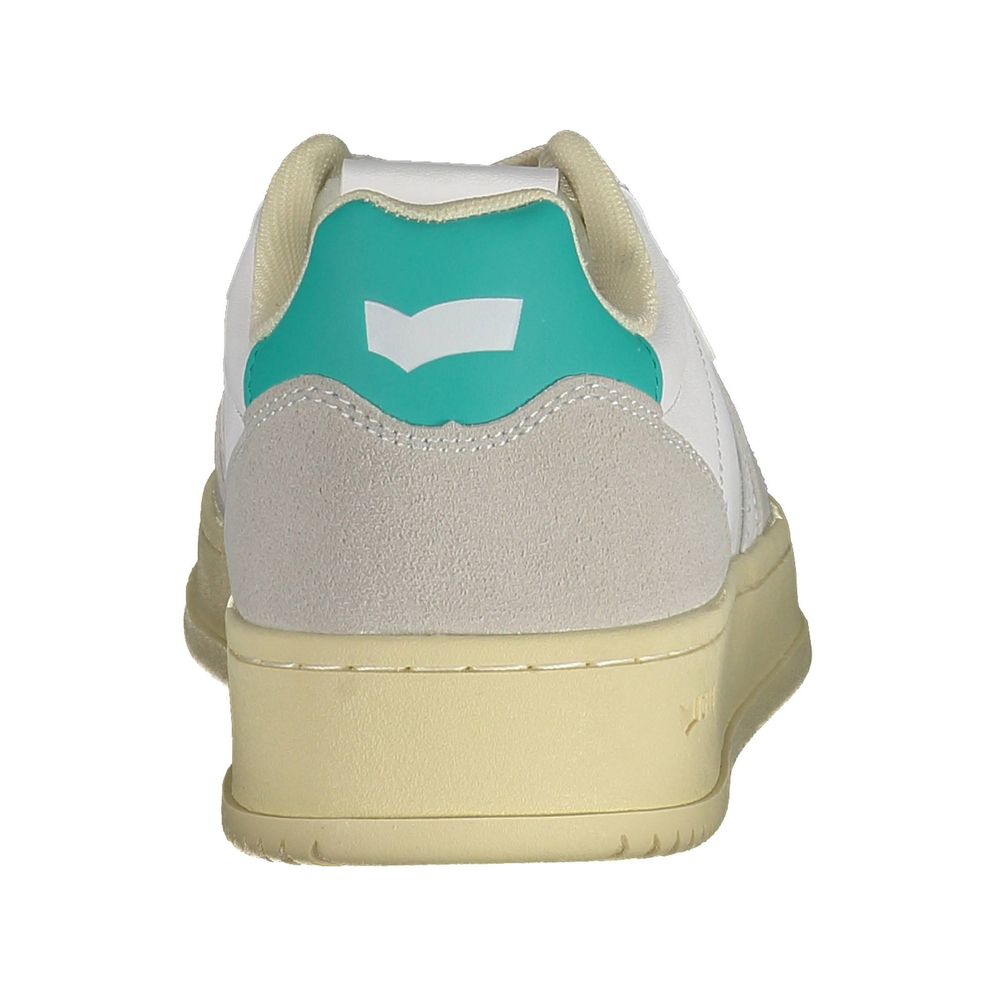 Gas White Artificial Leather Women Sneaker Gas
