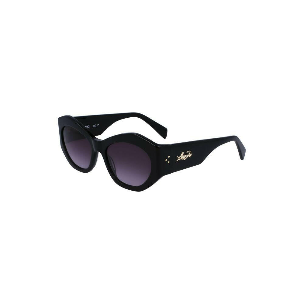 Liu Jo Black Acetate Women Sunglass Liu Jo