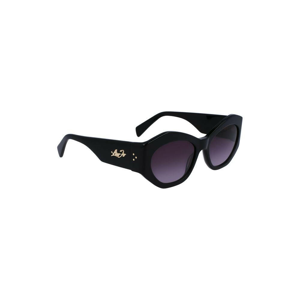 Liu Jo Black Acetate Women Sunglass Liu Jo