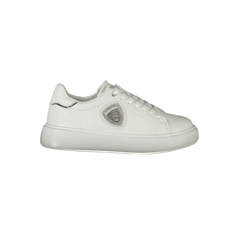 Blauer White Leather Women Sneaker Blauer