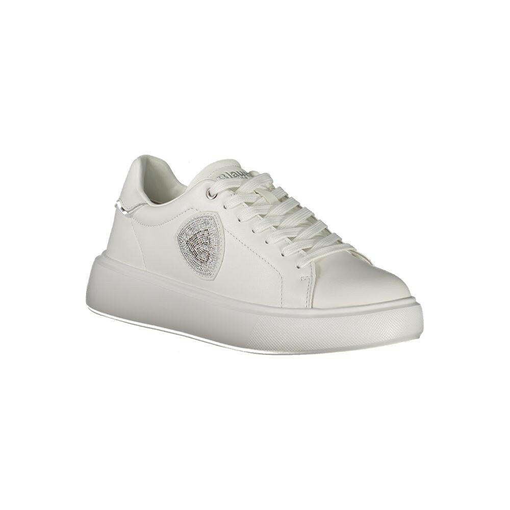 Blauer White Leather Women Sneaker Blauer