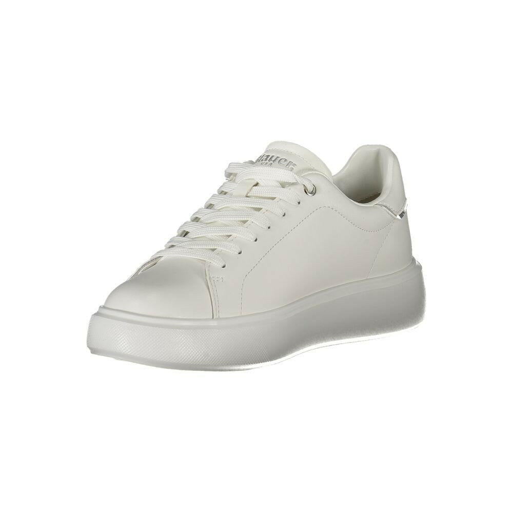 Blauer White Leather Women Sneaker Blauer