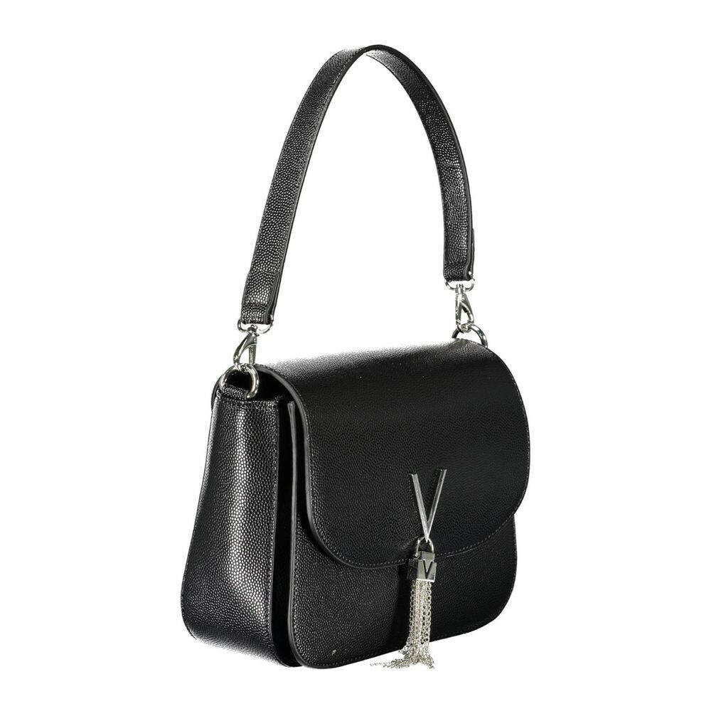Mario Valentino Black Polyethylene Handbag.