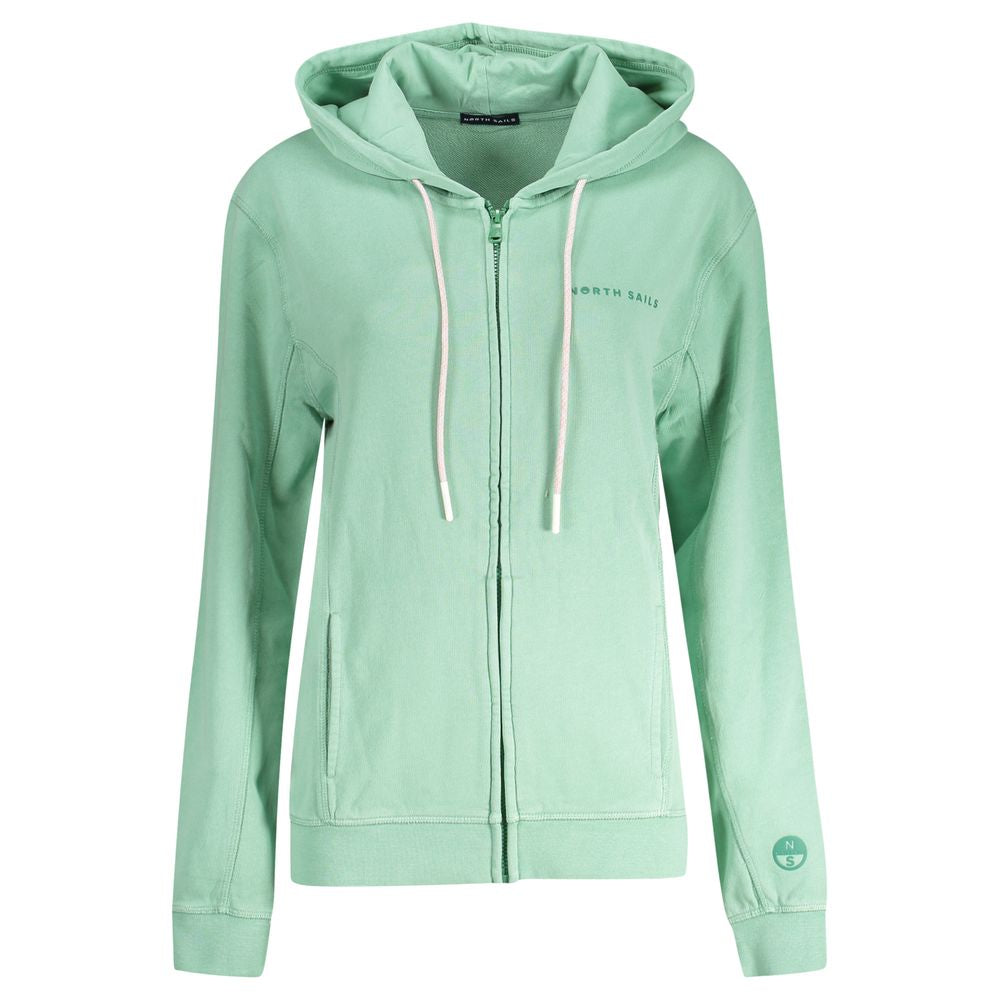 Suéter de algodón verde para mujer North Sails