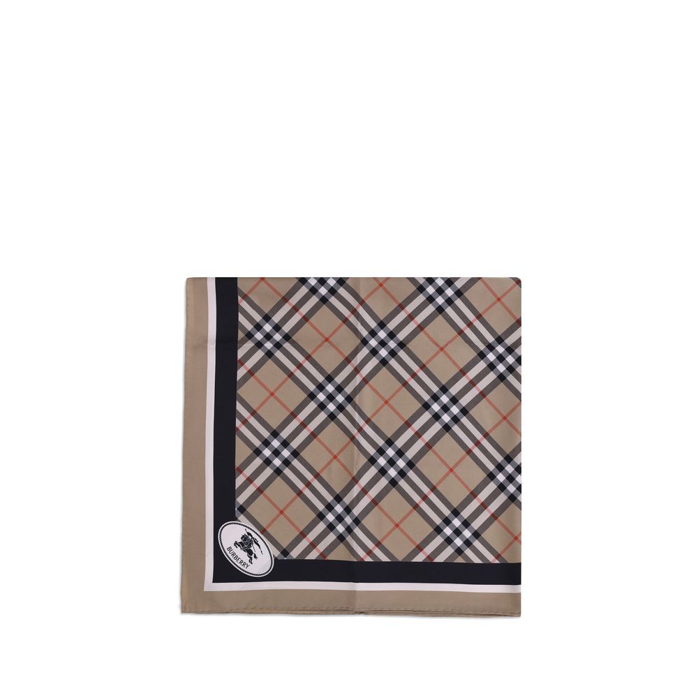 Burberry Silk Check Scarf Burberry