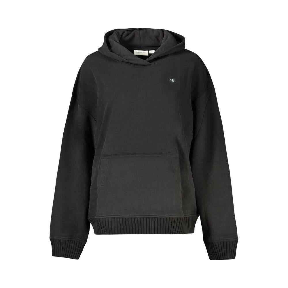 Calvin Klein Black Cotton Women Sweater Calvin Klein