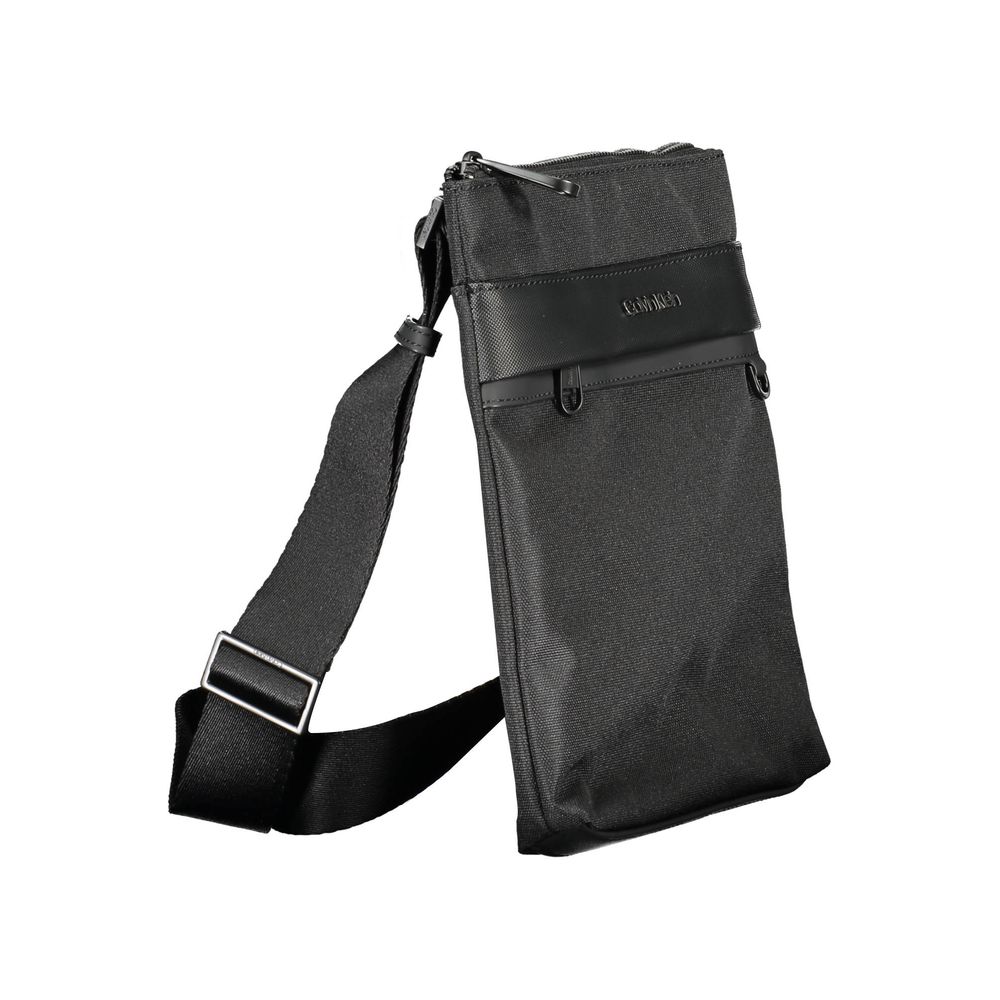 Calvin Klein Black Polyester Men Shoulder Bag Calvin Klein