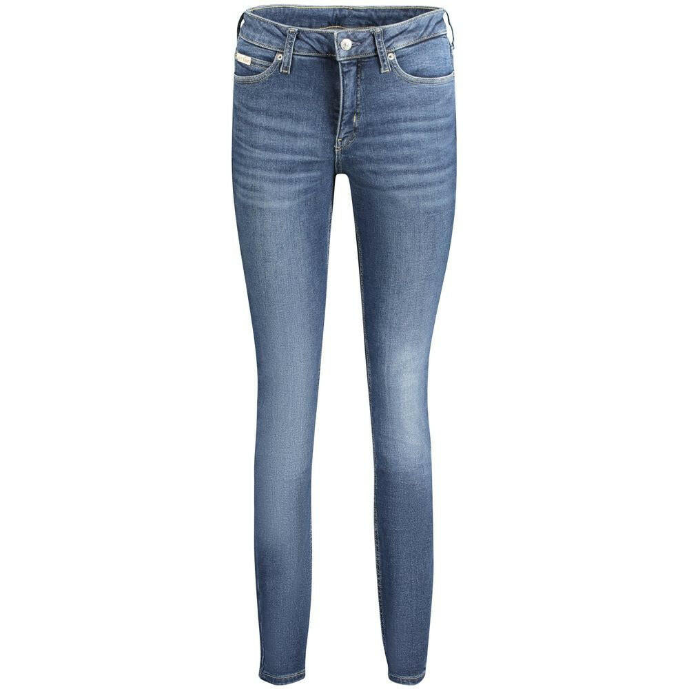 Calvin Klein Blue Cotton Women Jeans Calvin Klein