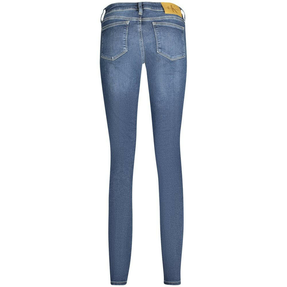 Calvin Klein Blue Cotton Women Jeans Calvin Klein