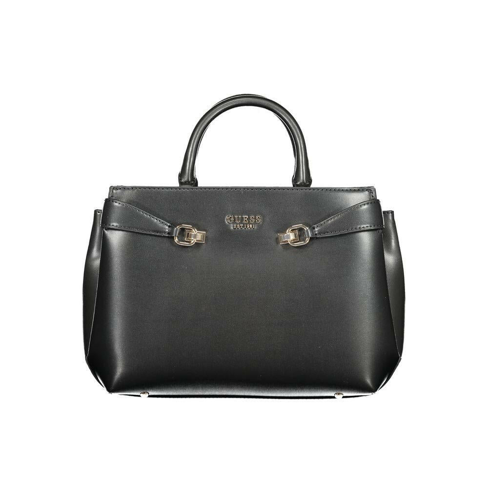 Guess Jeans Black Polyethylene Women Handbag Guess Jeans