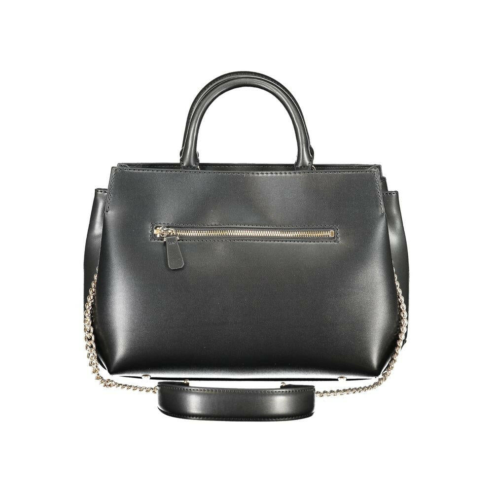 Guess Jeans Black Polyethylene Women Handbag Guess Jeans