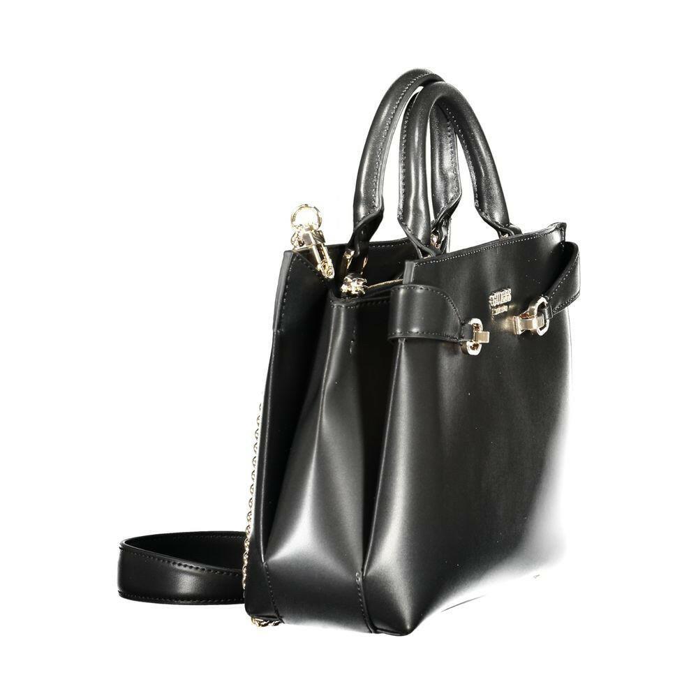 Guess Jeans Black Polyethylene Women Handbag Guess Jeans