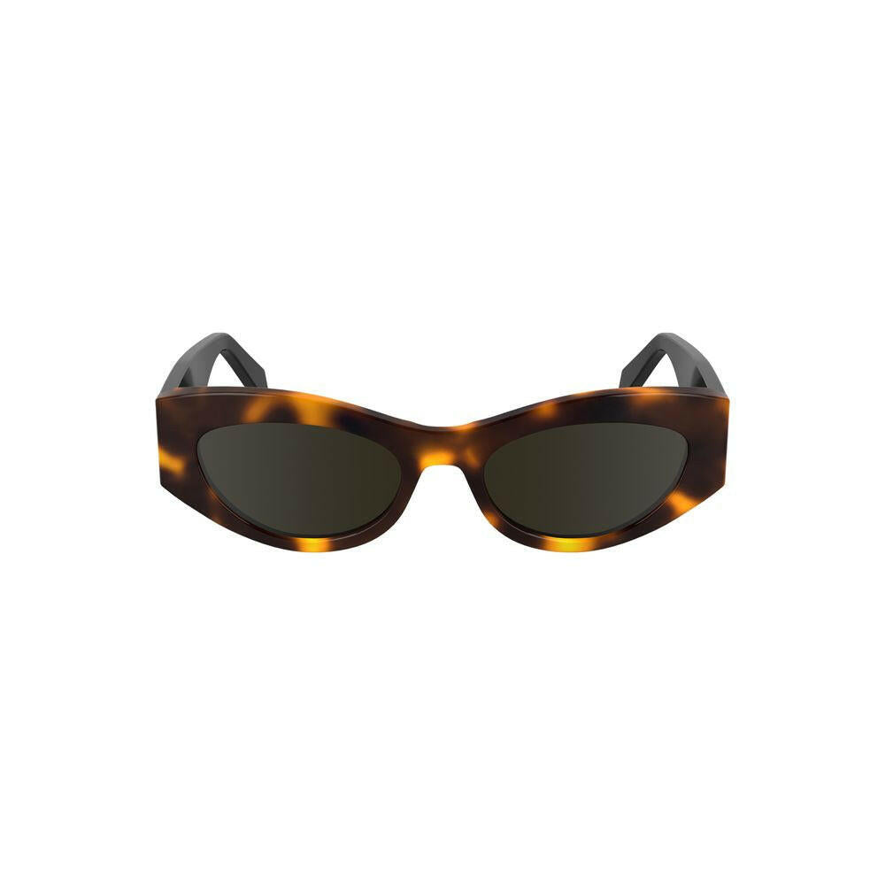 Calvin Klein Brown Acetate Women's Sunglass Calvin Klein