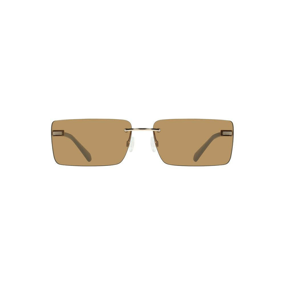 Calvin Klein Beige Metal Women Sunglass Calvin Klein