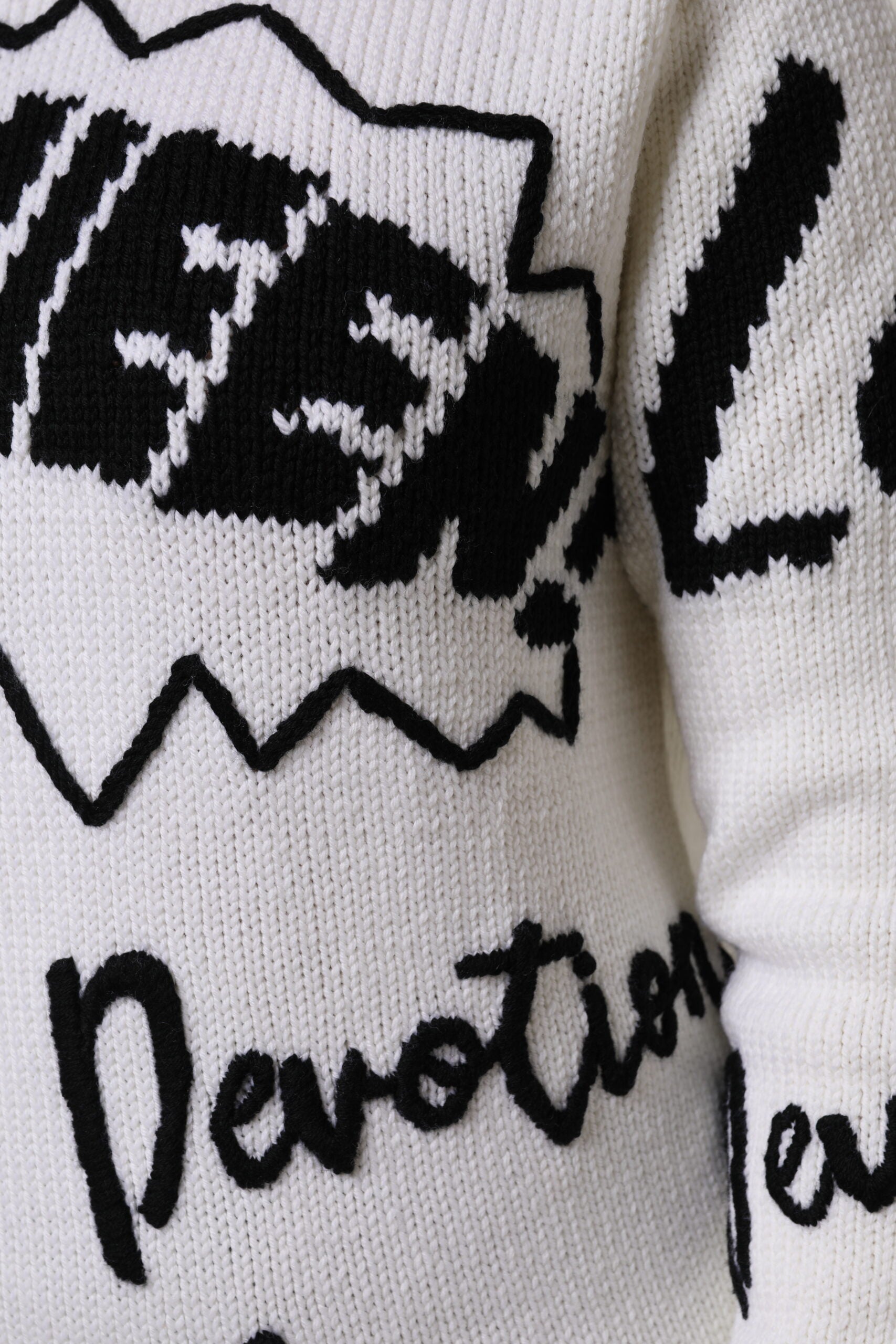 Dolce & Gabbana White Wool Knit Crew Neck Pullover Sweater Dolce & Gabbana