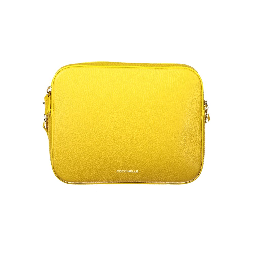 Coccinelle Yellow Leather Women Handbag Coccinelle