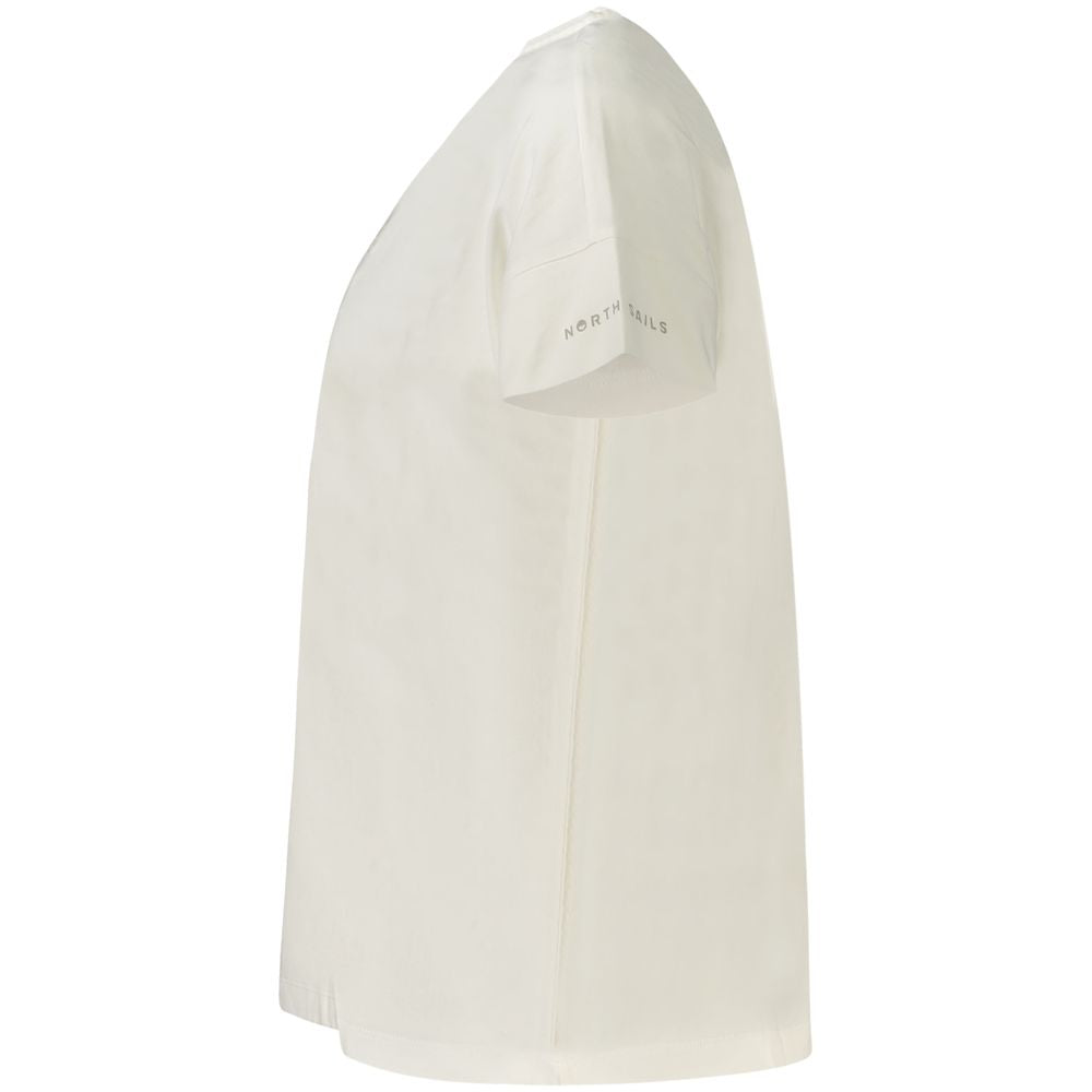 Camiseta feminina North Sails de algodão branco