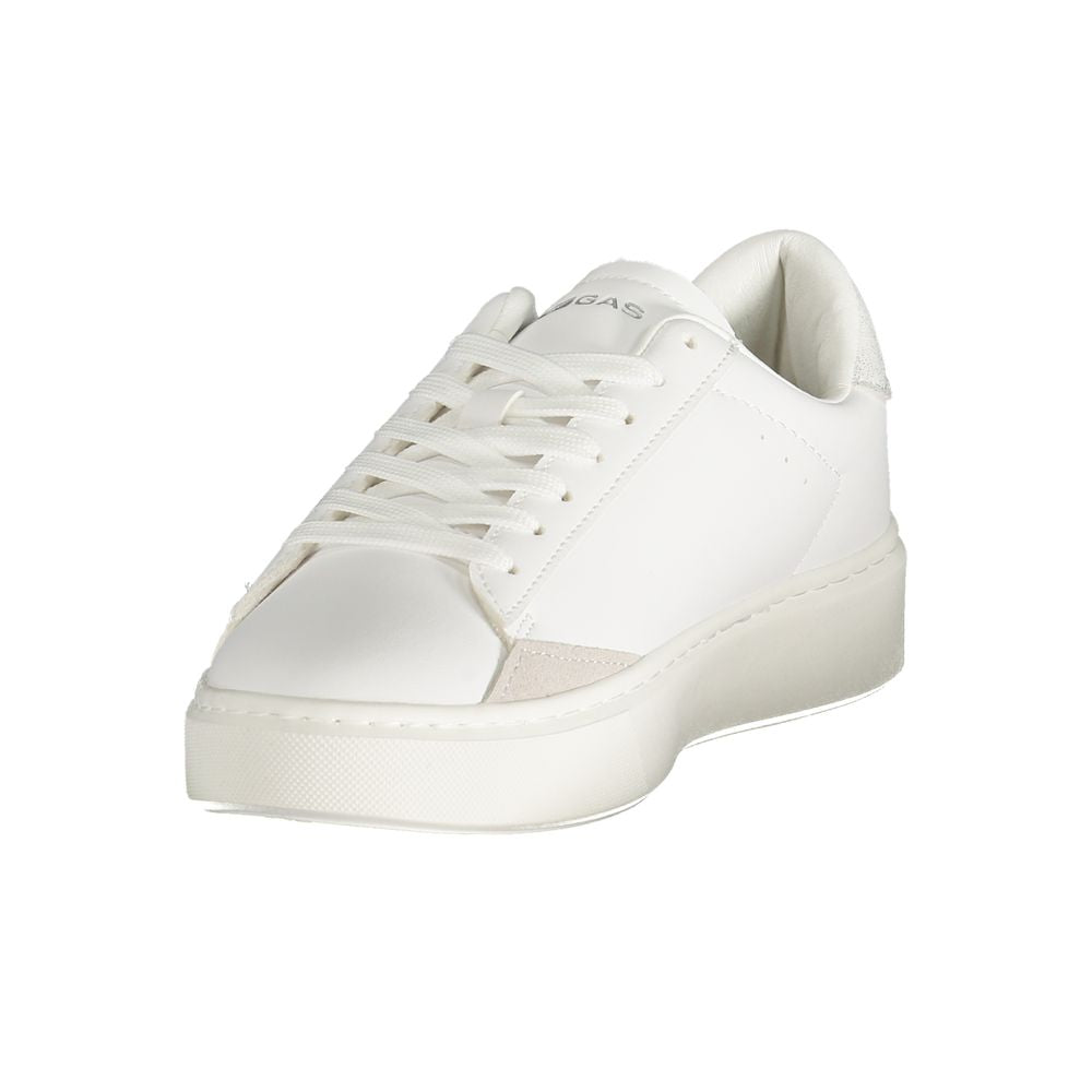 Gas White Polyester Women Sneaker Gas