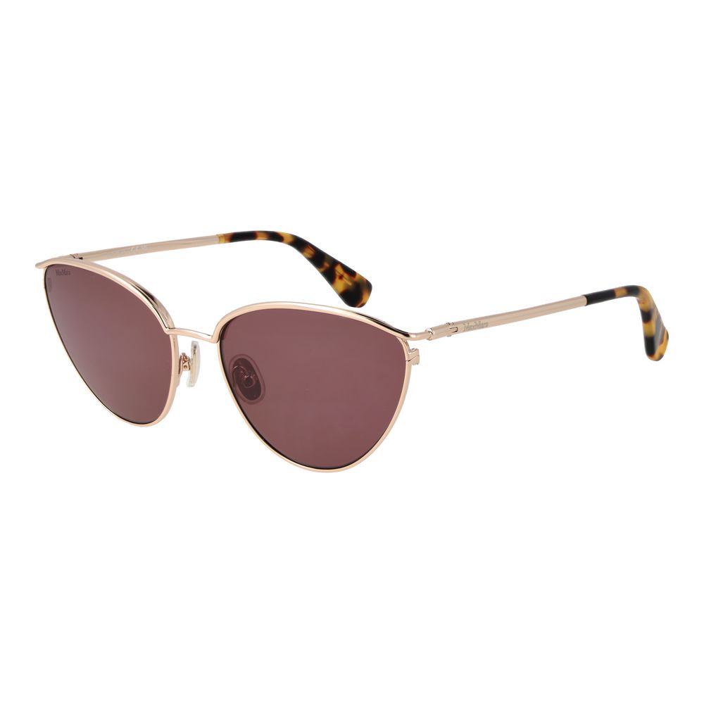Gafas de sol Max Mara de metal dorado