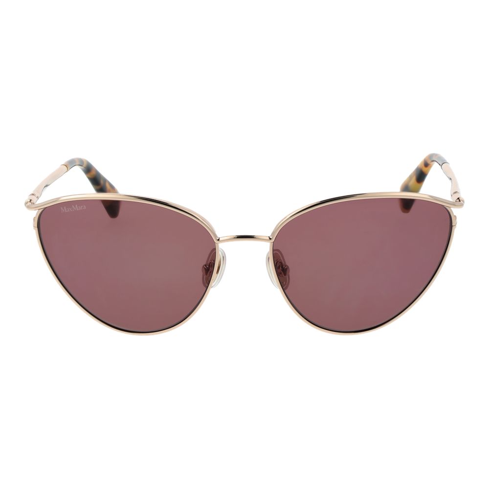 Gafas de sol Max Mara de metal dorado