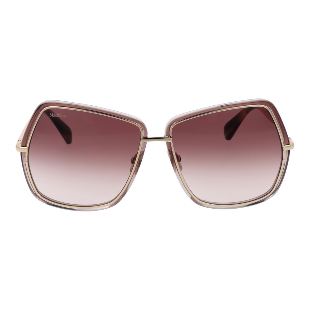 Gafas de sol Max Mara de metal dorado