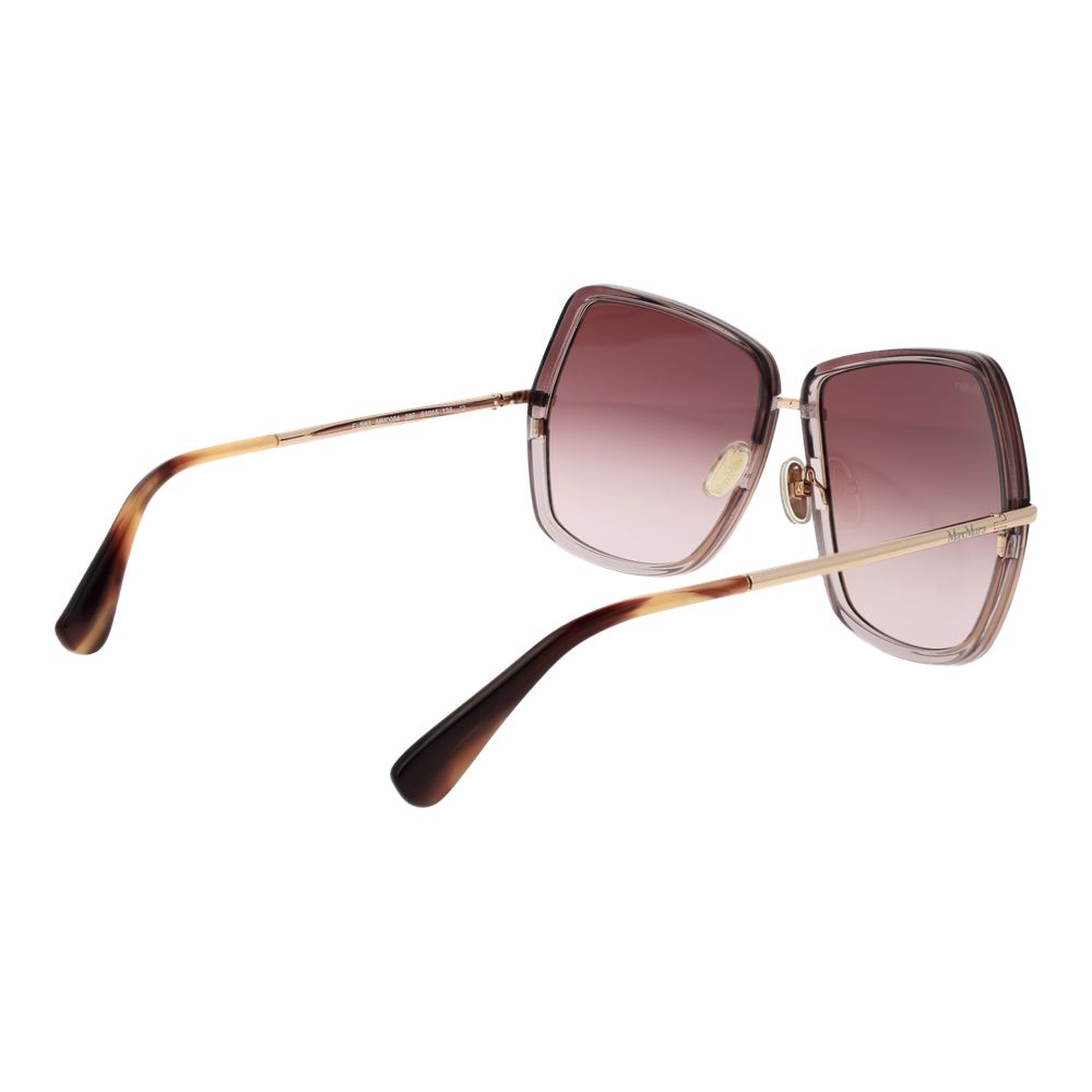 Gafas de sol Max Mara de metal dorado