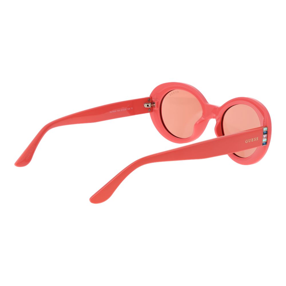 Gafas de sol de plástico rosa Guess