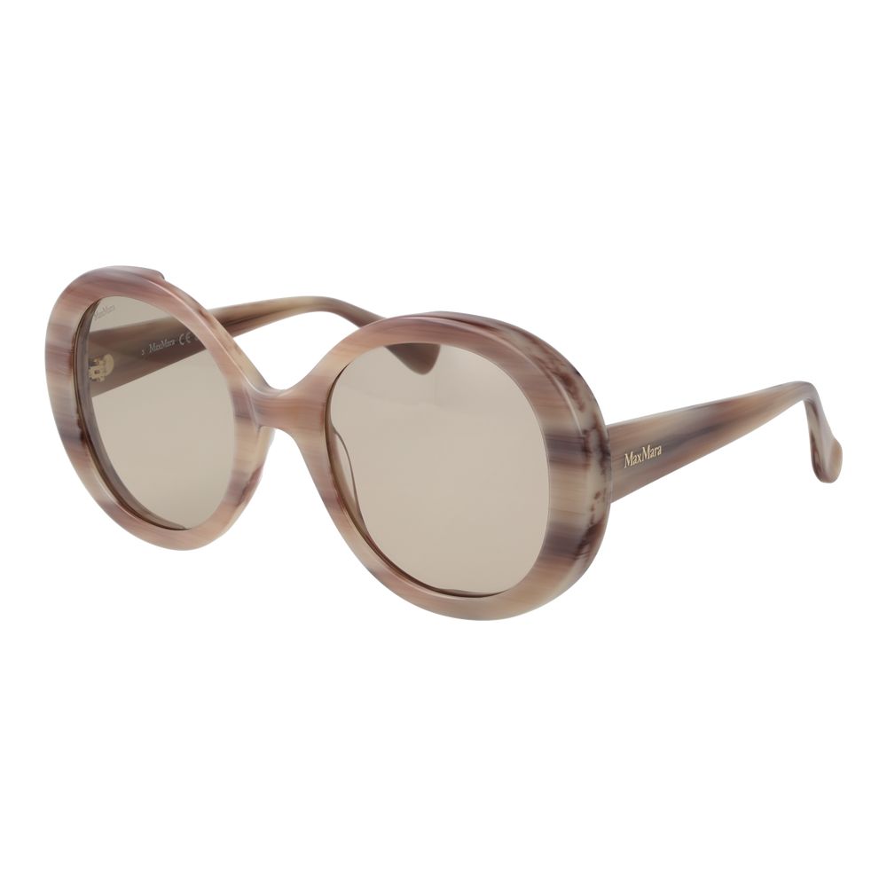 Gafas de sol Max Mara de acetato color crema