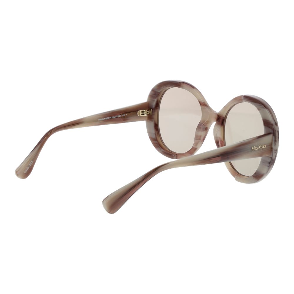 Gafas de sol Max Mara de acetato color crema