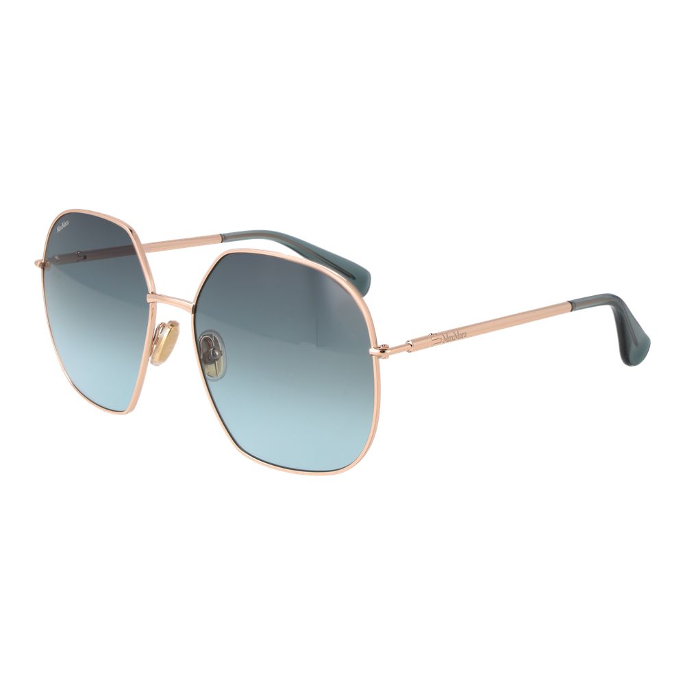 Gafas de sol Max Mara de metal oro rosa