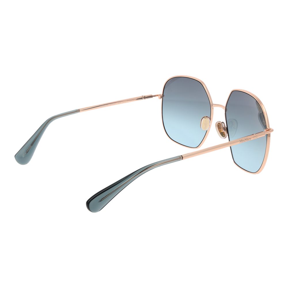 Gafas de sol Max Mara de metal oro rosa