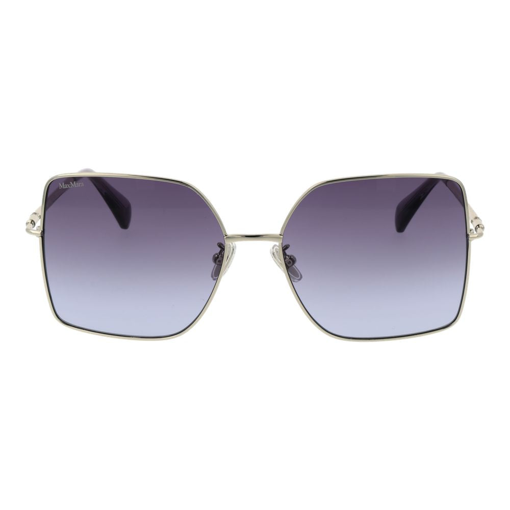 Gafas de sol Max Mara de metal plateado