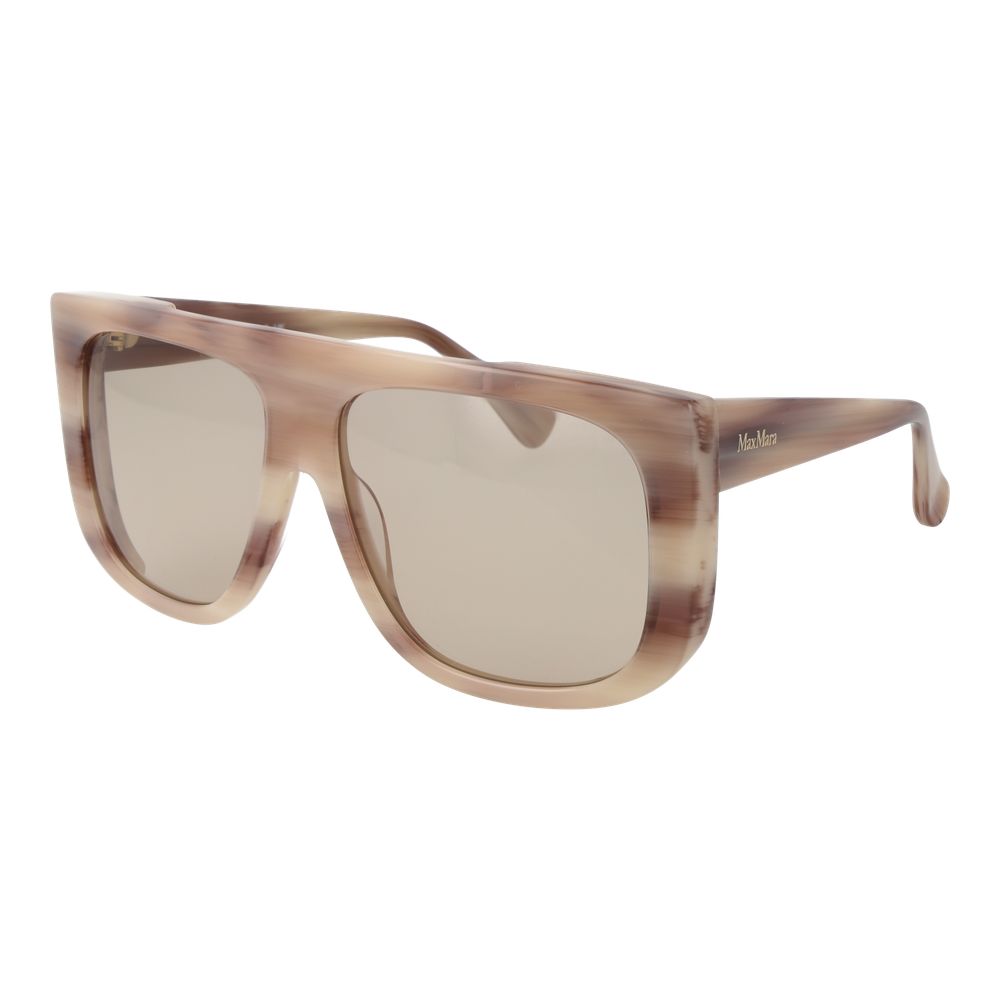 Gafas de sol Max Mara de acetato color crema