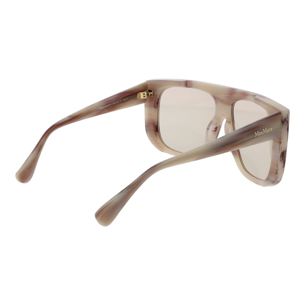 Gafas de sol Max Mara de acetato color crema