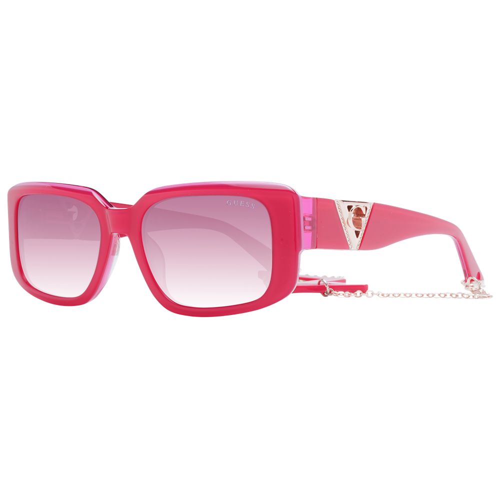 Gafas de sol de plástico rosa Guess