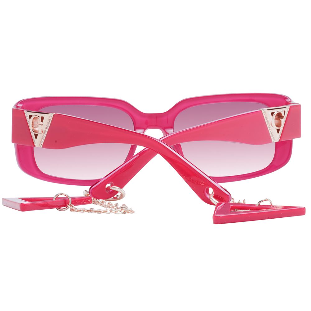 Gafas de sol de plástico rosa Guess